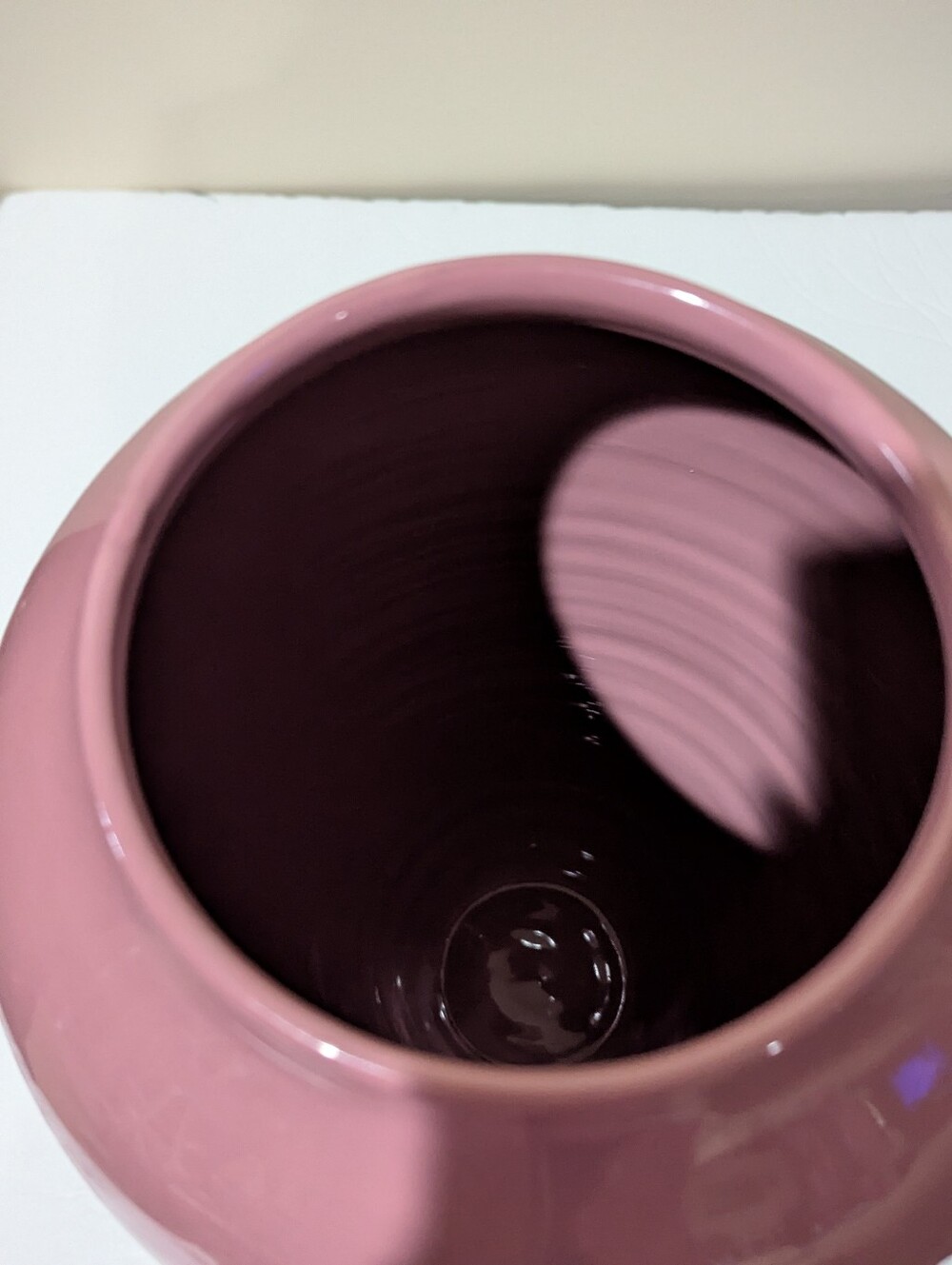 Elegant Pink Ceramic Floor Vase - Home Accents 14H X 7W - Picture 4 of 7